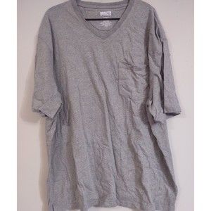 Duluth Trading Co Men Shirt 2XL Gray Long Tail Pocket Classic Workwear Outdoor